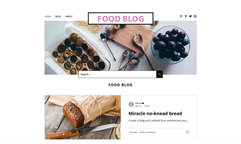 Food Blog